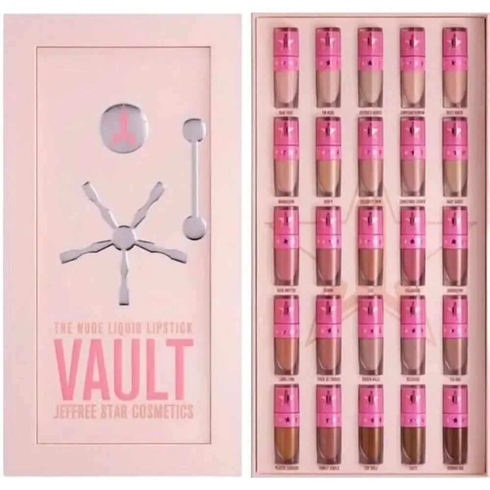 JEFFREE STAR NUDE LIQUID LIPSTICK VAULT 25 SHADES NEW